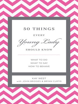 cover image of 50 Things Every Young Lady Should Know